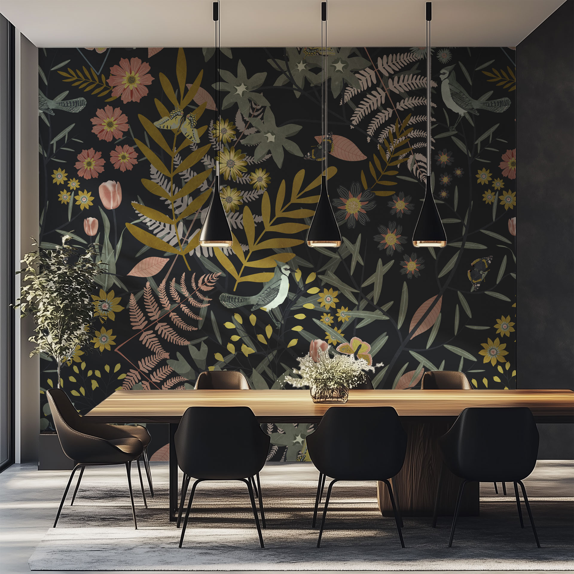 Wildlife & Wonders interior wall mural